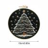 BlingBling5 Embroidery Kits for Adults Christmas Tree Stitch Kits for Adults Funny Fall Hand Punch Needle Kit(#1) view 3