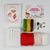 Wizardi Beginner Needle Felting Kit for Adults - Christmas. Christmas Felting Kit 3-5cm. Felting Tools. Wool Felting Supplies. Felt Crafts. Wool Felt. F07N8-W333 view 3