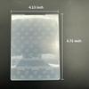3D Plastic Embossing Folder Template Foot Print Texture A6 Size for Card Making DIY Scrapbooking Paper Crafting Handmade Crafts Scrapbooking Arts Supplies Scrapbook Decor view 2