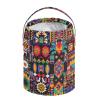 Bohemian Colorful Retro Patterns Travel Bag Portable Knitting Tote Bag for Needle Holder para Croche view 2