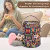 Bohemian Colorful Retro Patterns Travel Bag Portable Knitting Tote Bag for Needle Holder para Croche view 4
