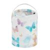 Dreamy Butterfly Colorful Crochet Tote with Holes Crochet Storage Organizer for Knitting Kit Bolsa para tejer view 2