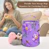 Purple Flower Bee Travel Storage Portable Yarn Accessory for Needle Holder bolso para manualidades view 4
