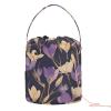 Black Violets Purple Yarn Storage Portable Crochet Yarn Organizer for Knitting Needles articulos para tejer view 1