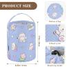 Cute Cartoon Bear Star Purple Peach Lilac Craft Bag with Holes Knitting Project for Knitting Tools suelas para tejer Crochet view 3