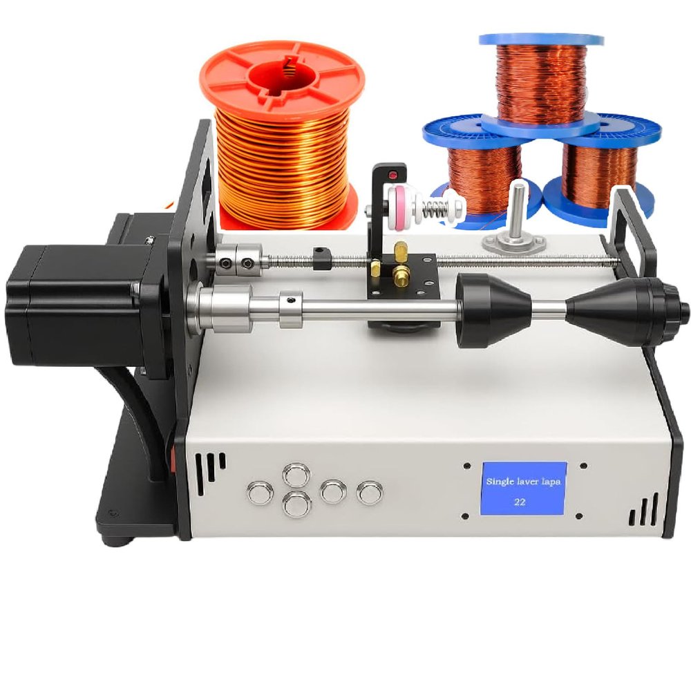 Coil Winding Machine/Computer CNC Wire Coil Winding Machine/Wire Size 0.02-1.0 Mm Cable Winder, Smart Parameter Control, with LCD Screen Display Cable Wiring Machine, for Coils