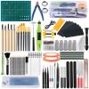 Gundam Tool Kit, 170 Pcs Professional Model Tool Kit for Gundam, Model Kit Tools with Decals Sticker Operated Box, Gunpla Tool Kits for Adults, Model Building Tools Hobby Tools for Repairing Painting view 1