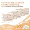 Soap Base - Moisturizing Melt Pour Soap Base for Crafting Soap Making, Pre-Cut, All Natural Gentle on Skin, Vegan&Cruelty-Free, SLS/SLES Free, Organic Soap Base (80 Ounce (Pack of 1), goat milk) view 4