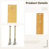 Portable Bookbinding Press, Wood with Bolts, Kit Paper Clamp, DIY Craft Binding Tool, Hobby Studio Use view 2