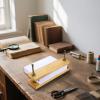 Portable Bookbinding Press, Wood with Bolts, Kit Paper Clamp, DIY Craft Binding Tool, Hobby Studio Use view 3