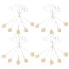 DIYEAH 60pcs Wool Daubers Ball Brush with Metal Handle, Leather Dye Applicator Tool for DIY Leather Crafting, Shoe Shine Tools for Staining, Repair, and Home Decor view 1