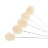 DIYEAH 60pcs Wool Daubers Ball Brush with Metal Handle, Leather Dye Applicator Tool for DIY Leather Crafting, Shoe Shine Tools for Staining, Repair, and Home Decor view 3
