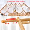 CHENWMZ Clothes Airer Folding Retractable Collapsible Drying Rack Clothing,Drying Rack in Aluminium, Clothes Drying Racks Outdoor, Extra Wide Centre for Drying Shoes, Pillows, Mo view 3