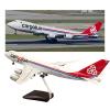 1:150 Scale Luxembourg Cargo B747-8F Plane Alloy Aircraft Model Airplane with Rotating Wheels Lights Premium Static Display with Detachable Stand, for Aviation Enthusiasts view 1