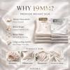 100% Pure Mulberry Silk Fabric by the Yard Premium Solid Color Silk Fabric, Cut-to-Size, Soft and Luxurious for Sewing, DIY Crafts, Dresses, Bedding (Light Caramel) view 3