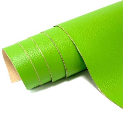Self Adhesive Leather Repair PatchLeather Repair Tape with Litchi Texture Surface for Furniture, Vinyl Repair Kit for Car Seats(Green,11.8x54inch)
