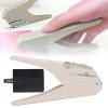 Mushroom Hole Puncher, Loose Leaf Pages Punching Machine Discbound Hole Punch Offices School Supplies for Disc Ring Planner (Pink) view 2