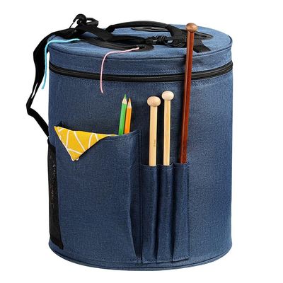 DIY Craft Woolen Storage Basket Sewing Bag Daily Thread Large Capacity Portable Knitting Crochet Tool Bucket
