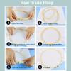 Punch Needle Kits Mallard with Sunset Easy for Beginners DIY Embroidery Starter Set with Hoop Stress Relief Craft Hobby and Home Decor 20x20cm-1 view 4