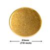 Bezelry 10 Pieces Convex Surface Metal Screw Back Concho Rivets. Screw Included. 23mm (7/8 inch)(Retro Brass) view 2
