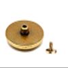 Bezelry 10 Pieces Convex Surface Metal Screw Back Concho Rivets. Screw Included. 23mm (7/8 inch)(Retro Brass) view 4