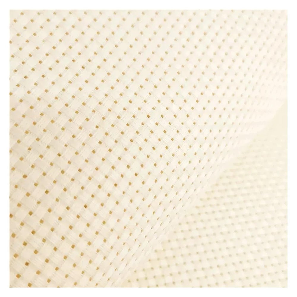 18CT/14CT/11ct/16ct Cross Stitch Canvas Fabric Cloth Light Old-Fashioned Felling 25-25cm(Ecru,11CT_200-150)