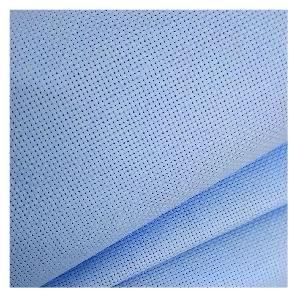 18CT/14CT/11ct/16ct Cross Stitch Canvas Fabric Cloth Light Old-Fashioned Felling 25-25cm(Sky Blue,18CT_200-150)