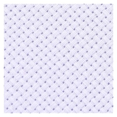 18CT/14CT/11ct/16ct Cross Stitch Canvas Fabric Cloth Light Old-Fashioned Felling 25-25cm(White,18CT_100-100)