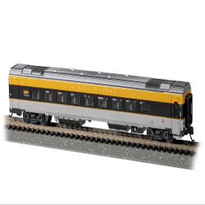 Bachmann Trains - Siemens Venture Passenger Cars with Lighted INTERIORS - VIA Rail Canada Coach #2901 - N Scale