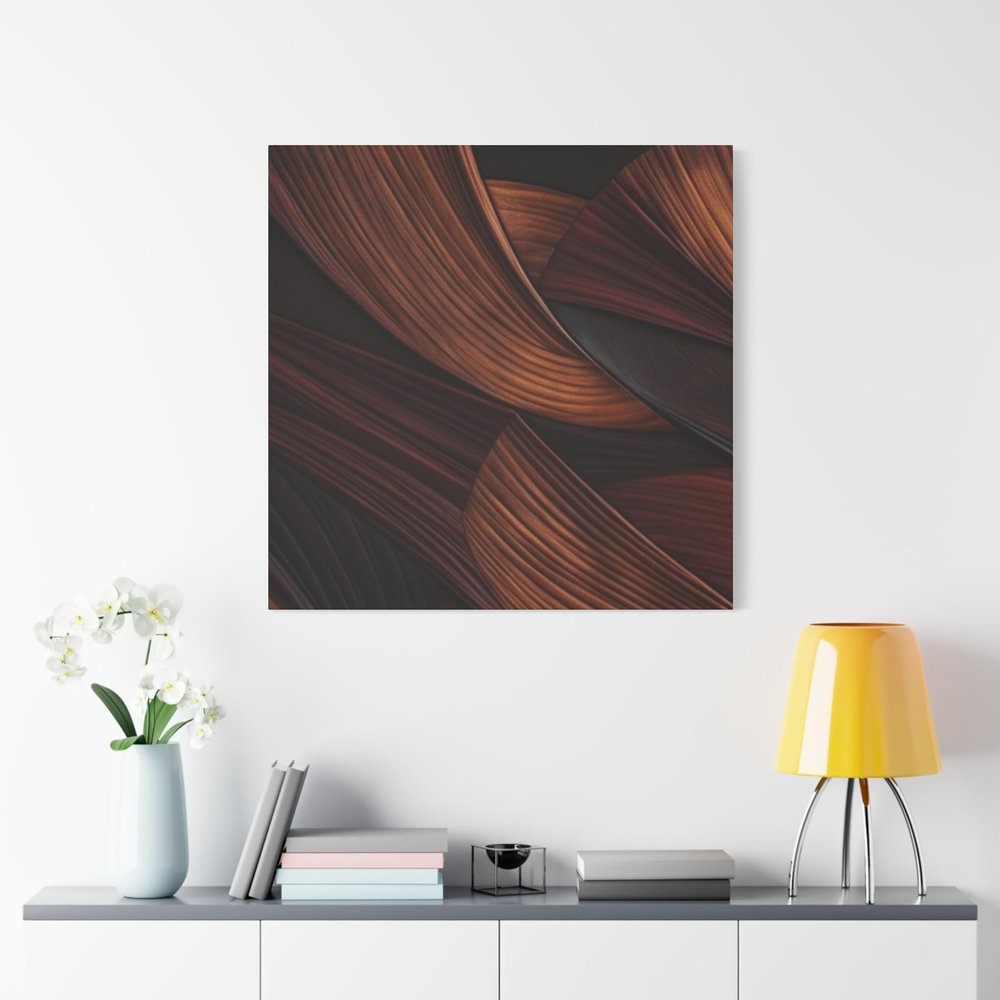 Canvas Wall Art, French Magnifique Toile En Bois, Stretched Matte Decor, 25 inch, Home Decor, Wall Hanging