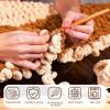 4-Pack Chunky Yarn for Crocheting Blankets & Big Projects - 14oz/152.8yd Total, Ultra Soft & Bulky Chenille Yarn, Perfect for Blankets, Amigurumi, Soft Yellow view 4