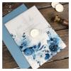 Pre-Folded Vellum Paper Watercolor Floral Vellum Jacket Wedding Invitations with Wax Seals 5x7 Jackets(70pcs) view 2