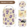 Cute Purple Cartoon Cat Crochet Bags with Holes Yarn Organizer for Art Supply gancho para tejer view 3