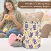 Cute Purple Cartoon Cat Crochet Bags with Holes Yarn Organizer for Art Supply gancho para tejer view 4