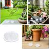 DOITOOL 10pcs Clear Plastic Flower Frogs with 3 Suction Base - Round Flower Arrangement Tool for Floral Vase Plant Weddings Parties Decoration view 3