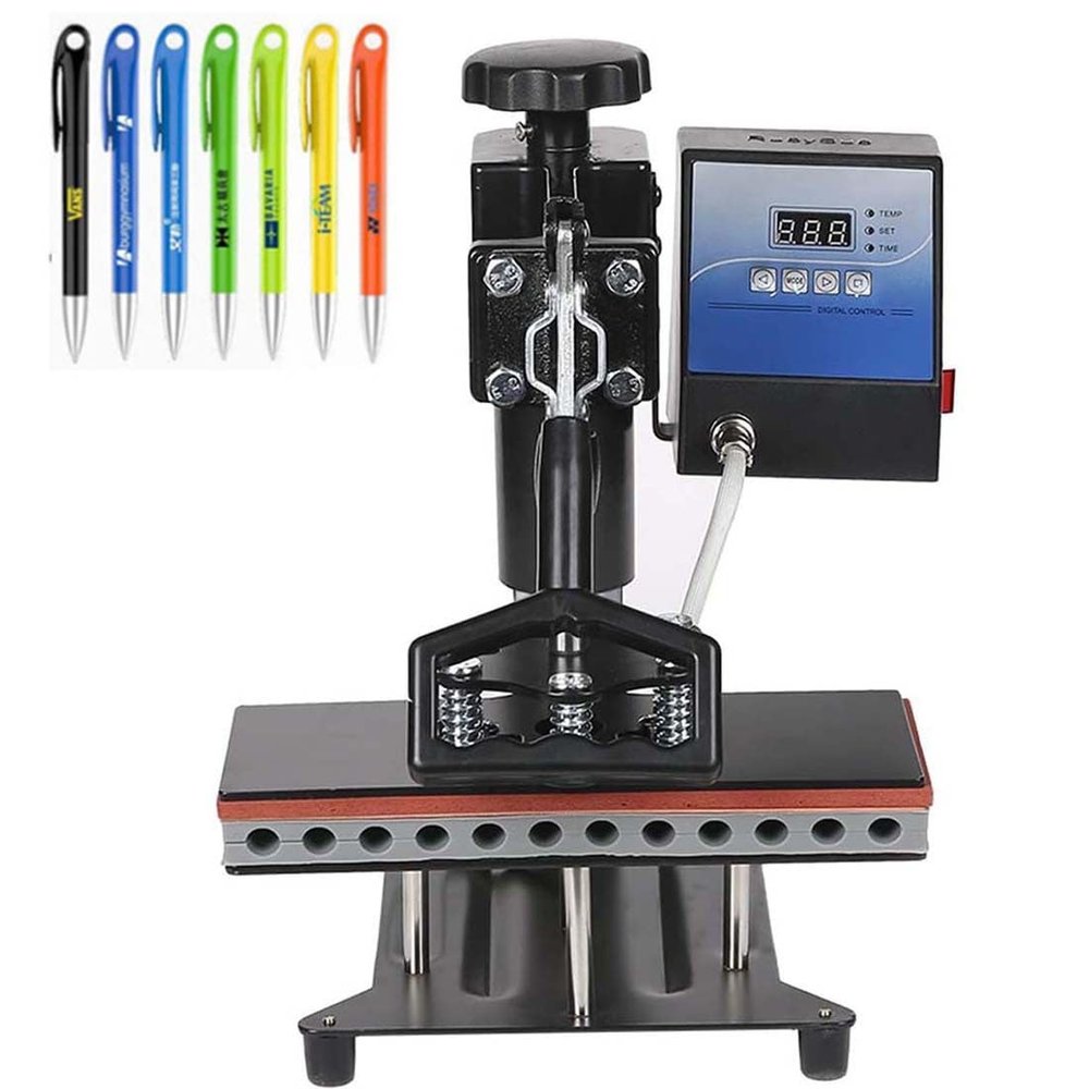 10 in 1 Heat Press Machine, 30x38cm Heat Press, T-Shirt Printing Machine, Heat Transfer Digital Sublimation Printer Machine, 360 Degree Swing Away for T Shirts/Mug/Hat/Plate/Cap