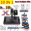 10 in 1 Heat Press Machine, 30x38cm Heat Press, T-Shirt Printing Machine, Heat Transfer Digital Sublimation Printer Machine, 360 Degree Swing Away for T Shirts/Mug/Hat/Plate/Cap view 2