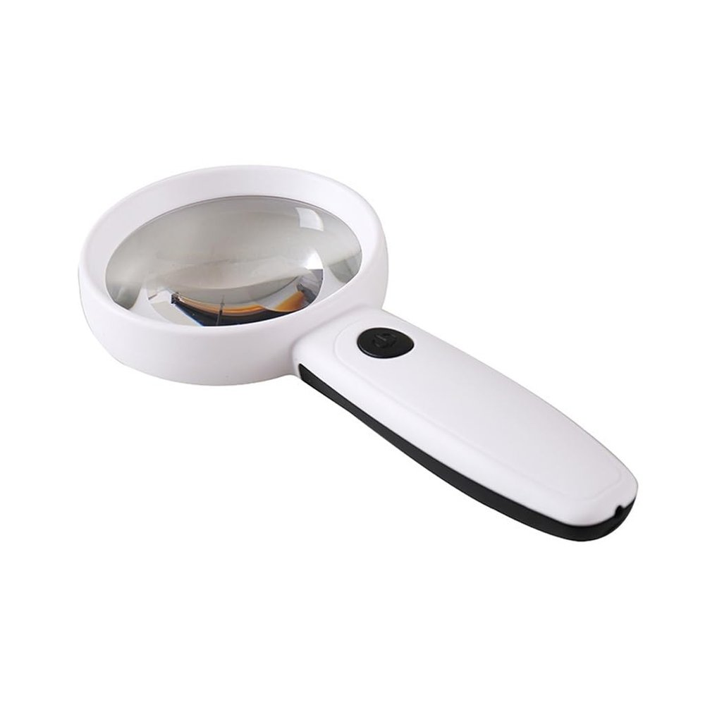 MVNOIRE Charging Handheld LED Reading and Maintenance High-Power Magnifying Glass with Light
