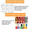 JIANGYUXINLI Fabric Ribbon Printer | Digital Satin Ribbon Printing Machine | 200DPI Quality | Supports 50+ Languages | Ideal for Mass Production, Wedding Accessories, Party Decorations, Gift Wrapping view 4