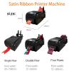 LYJIANGXIN Satin Ribbon Printing Machine Digital Ribbon Printer, Label Printer Foil Stamping Printing Machine for Gift Wrapping, Supports 50+ Languages, DIY Decorative Ribbon view 4
