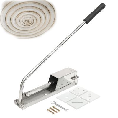Clay Extruder, Stainless Steel Wall Mounted 4 Layer with 4 Dies, Ceramic Soft Clay Extruding Tool for Studio, School, and Enthusiasts