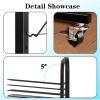 SPXTOM Mobile Small Art Drying Rack, Metal, Heavy-Duty Rolling Art Stand Cart with 20/40 Shelves, for Painting, Drawings, Canvas, 29.5 * 11.8 * 17.7in(40-Layer) view 3