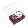 NOENNULL Jewelers Loupe Pocket Foldable Jewelry Magnifying Glass Magnifier for Jewelers Gems Diamonds Plants Stamps Antiques and More (30X-21MM) view 1