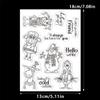 Christmas Animal Sheep Stamps and Cutting Dies for Card Making DIY Transparent Silicone Clear Stamp and Metal Die Cuts Sets for Scrapbooking Paper Greeting Cards Decor Seals Craft Supplies view 2