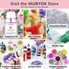 (300 Design Optional) MUBYOK M551 Christmas Santa & Bows Smiley Silicone Freshie Mold for Baking Aroma Beads Car Freshie Supplies view 4