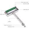 Manual Ink Printed Film Applicator,w/Anilox Roll and Rubber Roller,70mm/2.8in Print Width,Number of Anilox Rollers 80-300 Lines,for Ink Production (120lines) view 4