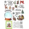 Christmas Ornaments Crystal Ball Stamps and Cutting Dies for Card Making DIY Transparent Silicone Clear Stamp and Metal Die Cuts Sets for Scrapbooking Paper Greeting Cards Decor Seals Craft Supplies view 1