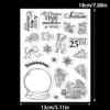 Christmas Ornaments Crystal Ball Stamps and Cutting Dies for Card Making DIY Transparent Silicone Clear Stamp and Metal Die Cuts Sets for Scrapbooking Paper Greeting Cards Decor Seals Craft Supplies view 2