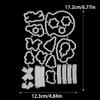 Christmas Ornaments Crystal Ball Stamps and Cutting Dies for Card Making DIY Transparent Silicone Clear Stamp and Metal Die Cuts Sets for Scrapbooking Paper Greeting Cards Decor Seals Craft Supplies view 3
