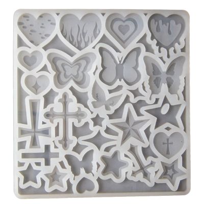 caralin Resin Jewelry Molds,Keychain Resin Molds Butterfly Silicone Mold for Resin Pendants Keychain,Earrings,Jewelry Making